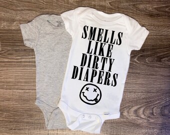 nirvana baby onesie