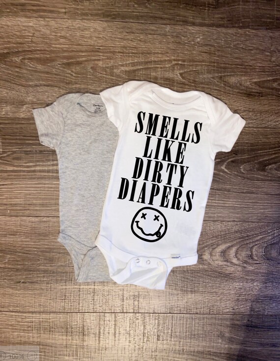 nirvana baby onesie