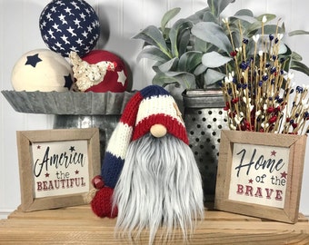 PATRIOTIC COUNTRY GNOME ~ Freedom