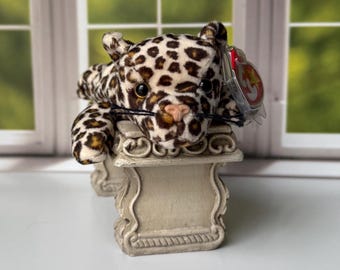 TY BEANIE BABIES, Ty 1996 Freckles Leopard Beanie Baby