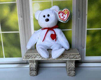 TY BEANIE BABIES, Ty 1993 Valentino Bear Beanie Baby