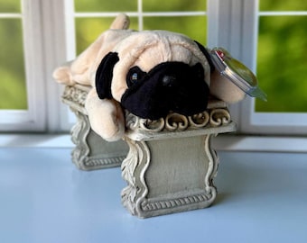 TY BEANIE BABIES, Ty 1996 Pugsly Dog Beanie Baby