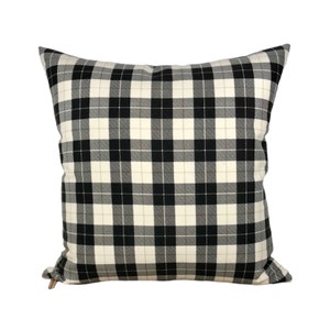 DESIGNER PILLOW COVERS ~ Farmhouse Pillow Covers ~ Accent Pillow Cover ~ Cottage Pillow Cover ~ Tan & Black Pillow Covers ~ Pillows| Gadwell