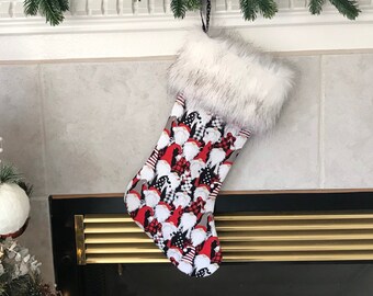 FARMHOUSE CHRISTMAS STOCKINGS ~ Gnomes