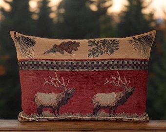 SMALL ACCENT PILLOWS ~ Elk