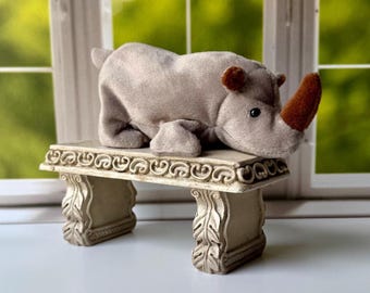 TY BEANIE BABIES, Ty 1996 Spike Rhino Beanie Baby