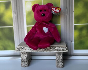 TY BEANIE BABIES, Ty 1999 Valentina Bear Beanie Baby