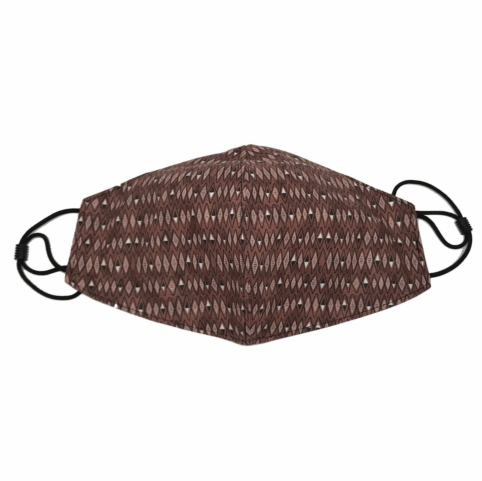 ADJUSTABLE COTTON FACE Masks Brown Face Masks Abstract Face Etsy