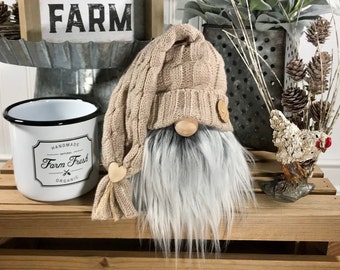 COTTAGE BEIGE GNOME ~ Gobi