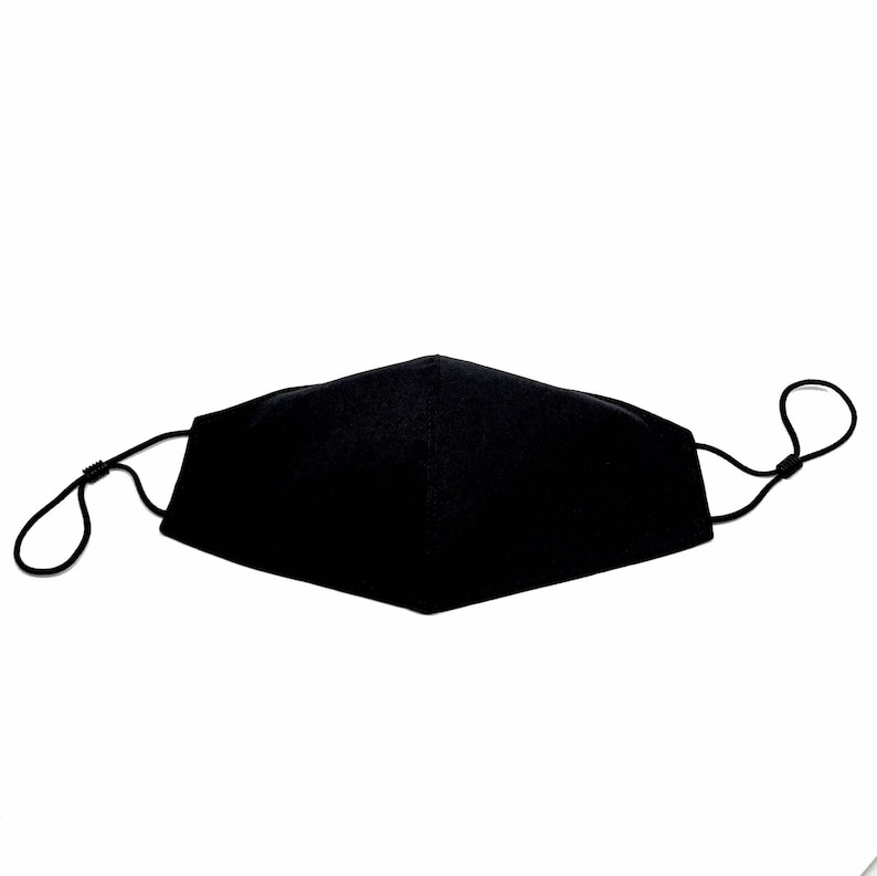 ADJUSTABLE FACE MASKS Cotton Face Masks Black Face Masks Etsy
