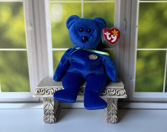 TY BEANIE BABIES, Ty 1998 Clubby Bear Beanie Baby