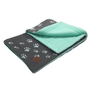 CAT FLEECE BLANKET, Reversible Cat Blankets, Fleece Pet Blankets, Fleece Cat Blankets, Two Layered Cat Blankets, Cat Fleece Blankets ~ Paws