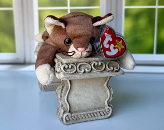 TY BEANIE BABIES, Ty 1997 Pounce Cat Beanie Baby