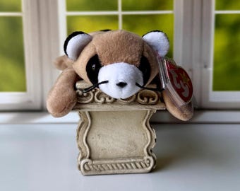 TY BEANIE BABIES, Ty 1995 Ringo Racoon Beanie Baby