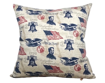 DESIGNER PILLOW COVERS ~ Patriot