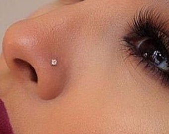 diamante nose ring