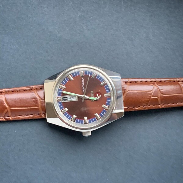 Vintage Rado Voyager Quadrante Automatico Quadrante Gents, Swiss Made