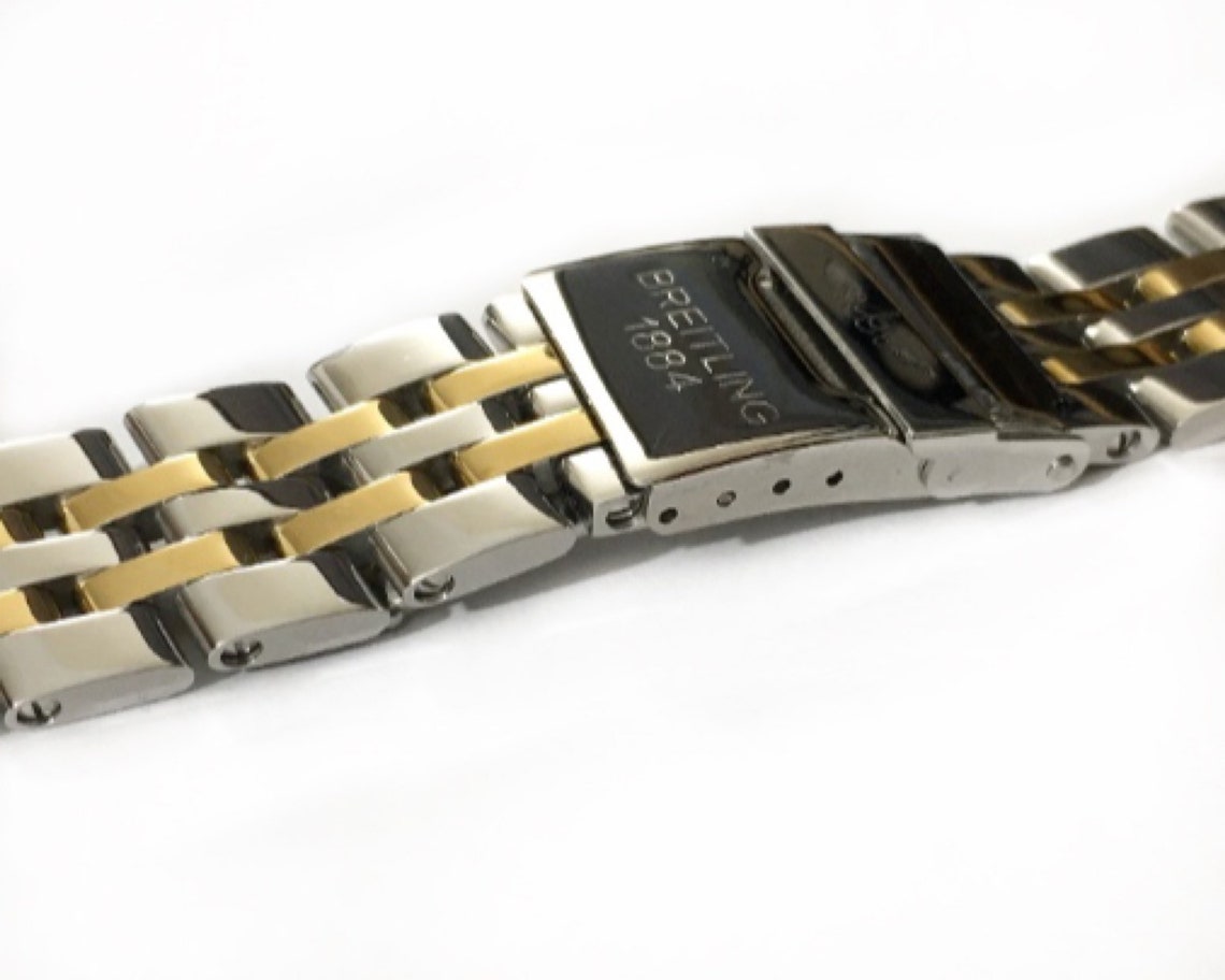 yellow breitling strap