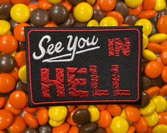 See You In Hell Pin Etsy