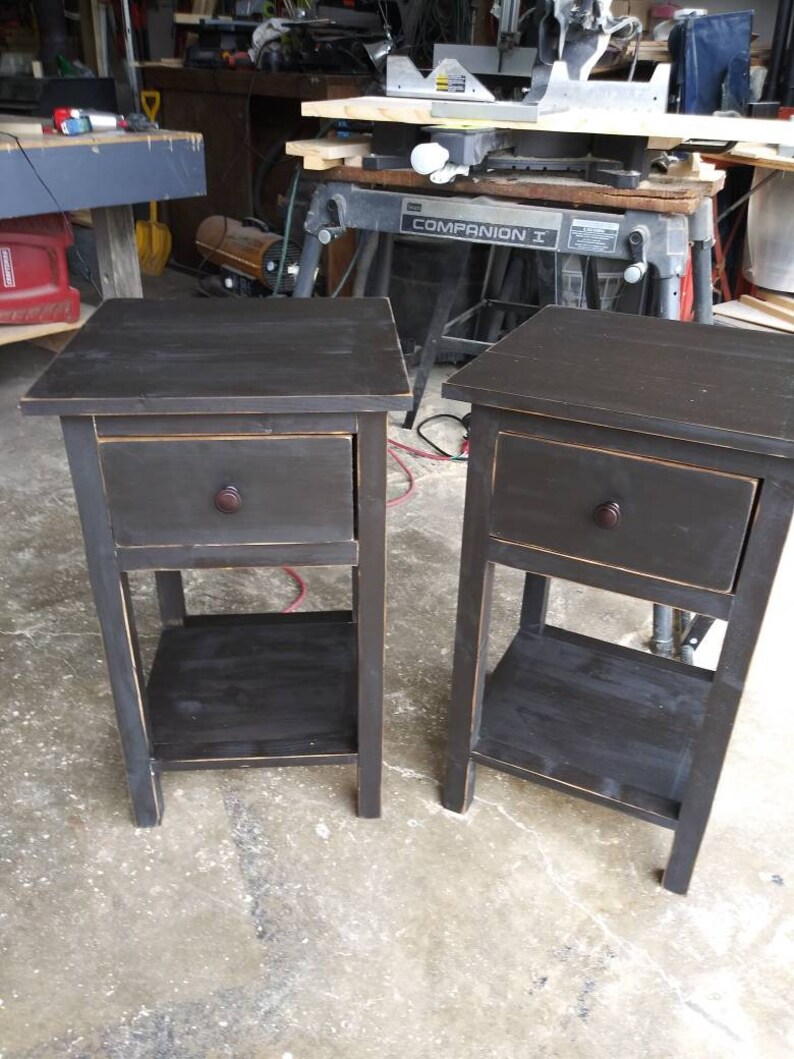 Mini Farmhouse Bedside Table Etsy