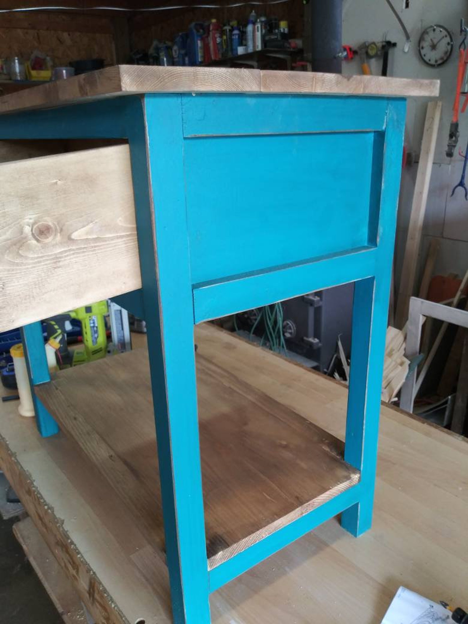 Farmhouse Bedside Table Etsy