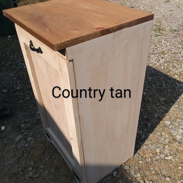 Farmhouse style Tilt out Trash Bin