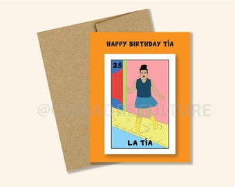 La tia de Tiktok Tarjeta, Loteria theme, Meme, Mexican comedy card, Funny card, chistoso