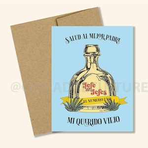 Chef des chefs Bonne fête des pères, Mon cher vieil homme, Fête des pères, Papa aimant la tequila, Papa pachangero, joyeux