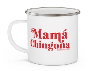 Mama Chingona Mug, Mother's Day Gift, Latinx Mom Stainless Steel