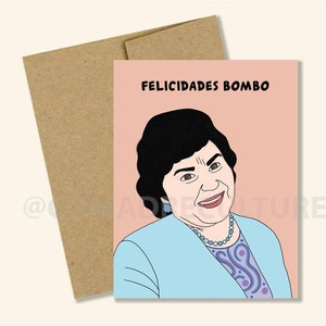 Félicitations Bombo, Carmen Salinas, fête des pères, drôle, greeting card, carte d’anniversaire, mari, anniversaire, félicitations