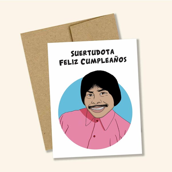 Chaparro Chuacheneger, Lucky, Lucky, Carte d’anniversaire, Carte d’anniversaire, Cadeau, Joyeux Anniversaire, Comédie mexicaine