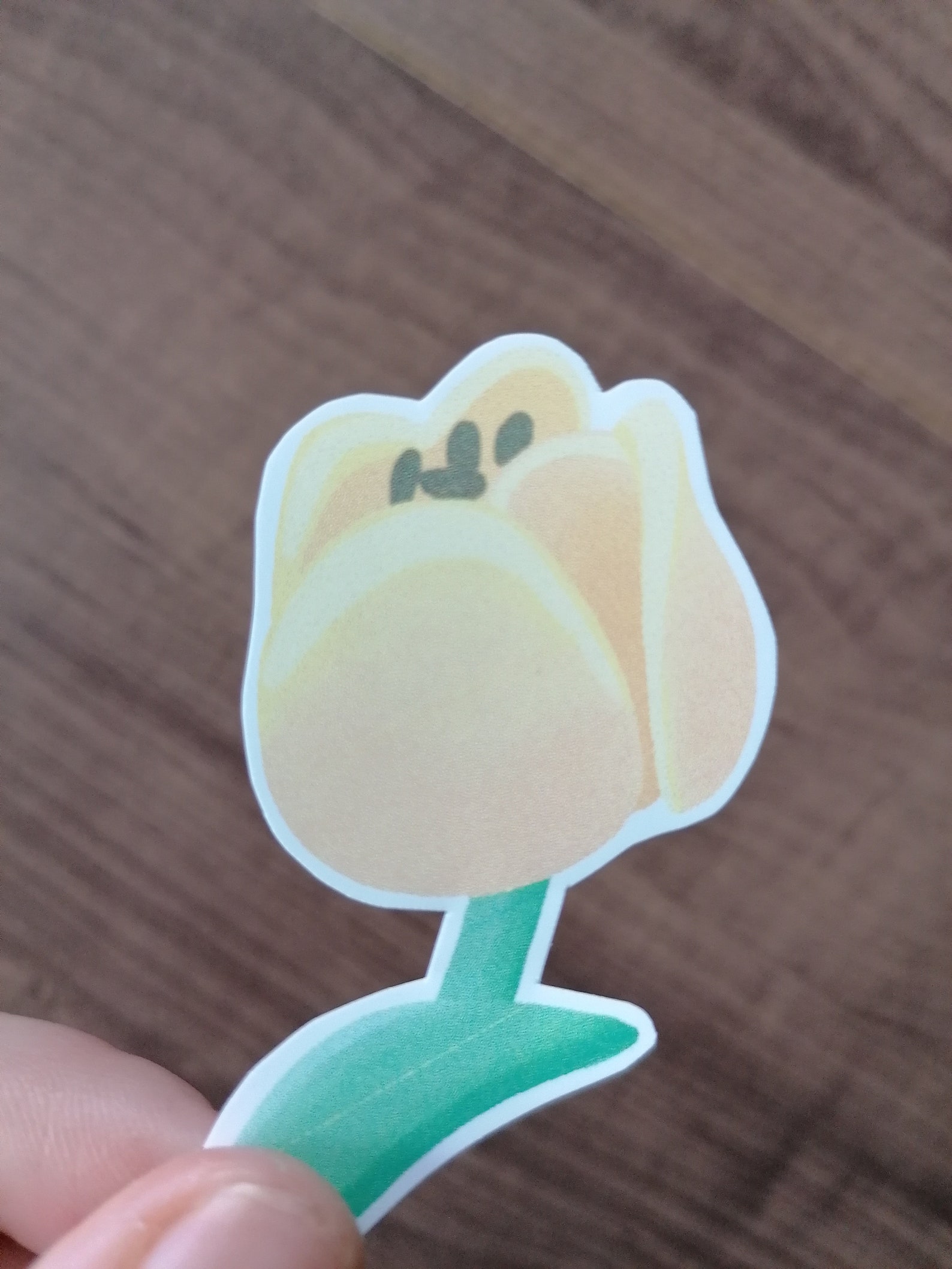 Animal Crossing New Horizons Tulips Flower Stickers Cute Die Etsy
