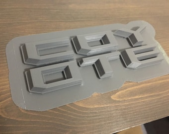 3D Printable Ford F150 "COYOTE" Badge - Individual Letters