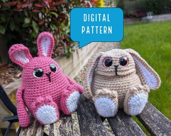 Zorgen Bunny haakpatroon PDF