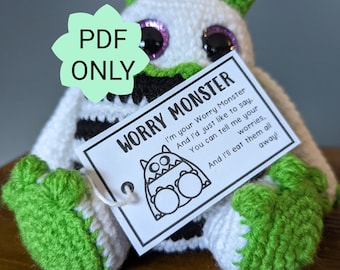 Zorgen Monster Tag afdrukbare PDF