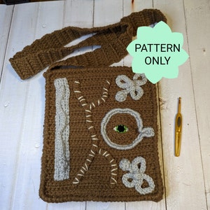Spellbook Bag Crochet Pattern PDF Witch Halloween Cosplay