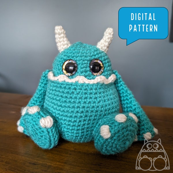 Worry Monster Crochet Pattern PDF