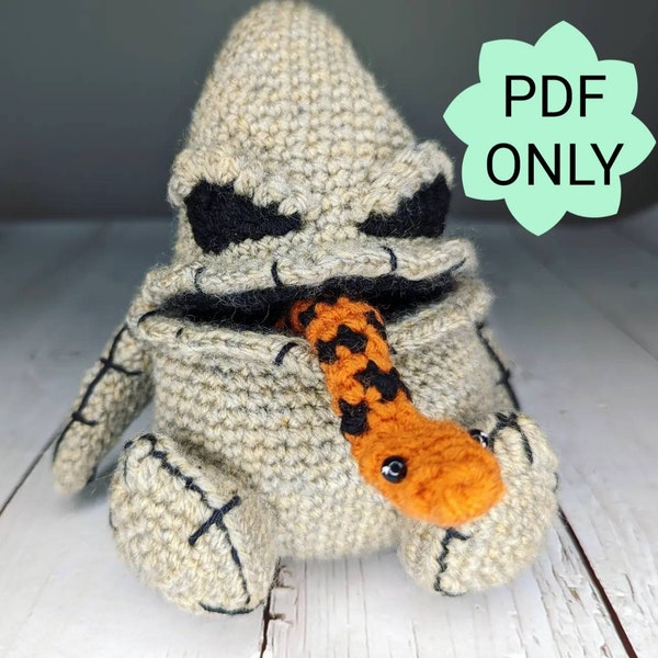 Boogie Bug Monster Worry Monster Crochet Pattern PDF
