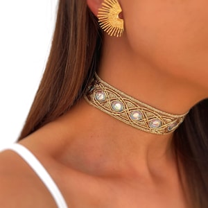 Fabric Necklace - Fabric Choker - Adjustable Necklace - Minimalist - Personalized Gifts For Women - Gifts For Her - Gifts