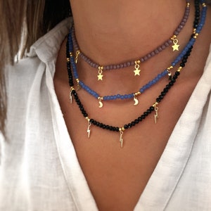 Collar multicolor de cuentas - collar delicado - collar de cuentas - collar de colores - Handmade Jewelry - Minimalist - Gift for her-Gifts