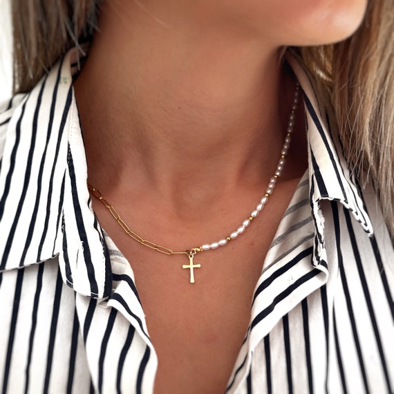 Pearl Chain Necklace-fine Chain Choker 
