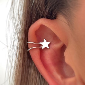 Ear cuff star - star ear cuff - Ear cuff - Minimalist - Handmade Jewelry - Personalized Gifts - Gift for her - Gifts for him - Gifts