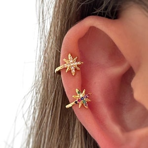 Star ear cuff no piercing - celestial conch cuff - Minimalist - Handmade Jewelry - Personalized Gifts - Gift for her - Gifts for him - Gifts