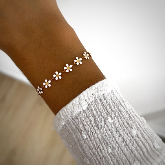 Flower shape bracelet deals