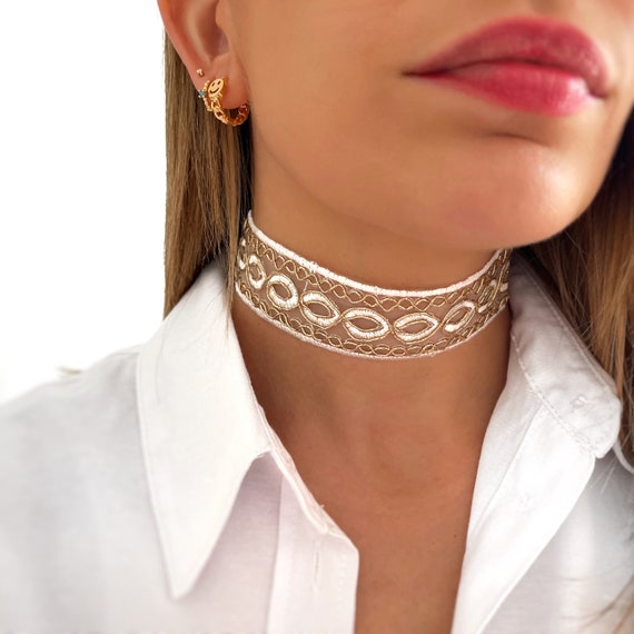 Bohemian choker necklace clearance