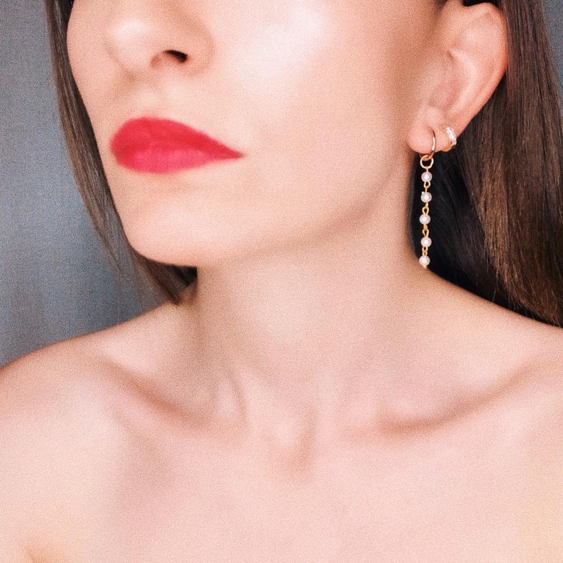 Pearl earrings,pearl jewelry,pearl hoop earrings,Silver pearl,Pearl hoops earrings,natural real pearl earrings,minimalist earrings