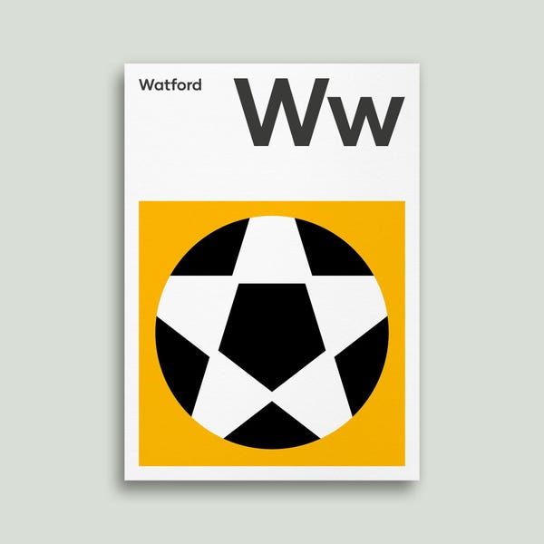 Football Posters and Prints, Soccer Ball, Sports Gifts, Wall Art
