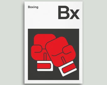 Boxing Posters and Prints, Sports Gifts, Wall Art