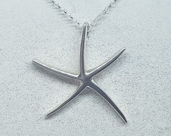 Sterling Silver Starfish Necklace