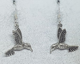 Sterling Silver Hummingbird Earrings